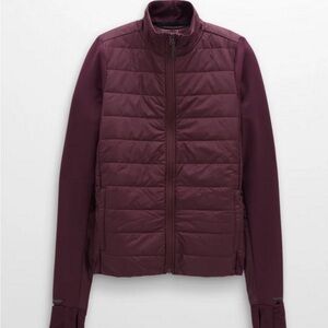 Women’s Prana Insulated Ice Flow Jacket. Maroon - XS